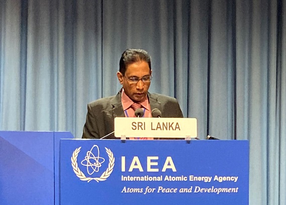 Statement of Sri Lanka to the Sixty-Fifth General Conference of the IAEA by Mr. T.M.R. Tennakoon, Director General of Sri Lanka Atomic Energy Board. 21st Sep 2021 Vienna, Austria.