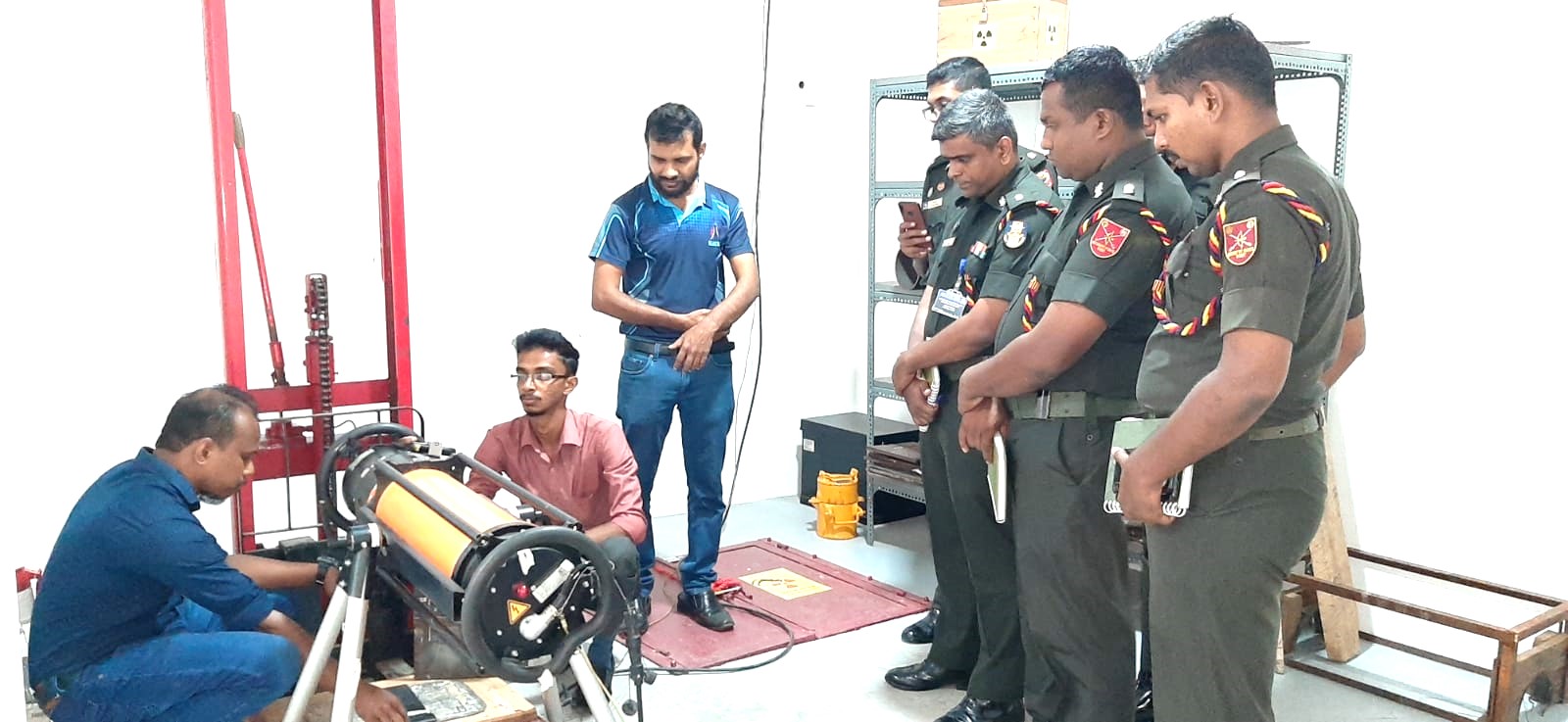 NDT Awareness program for the School of Electrical & Mechanical Engineers Gannoruwa